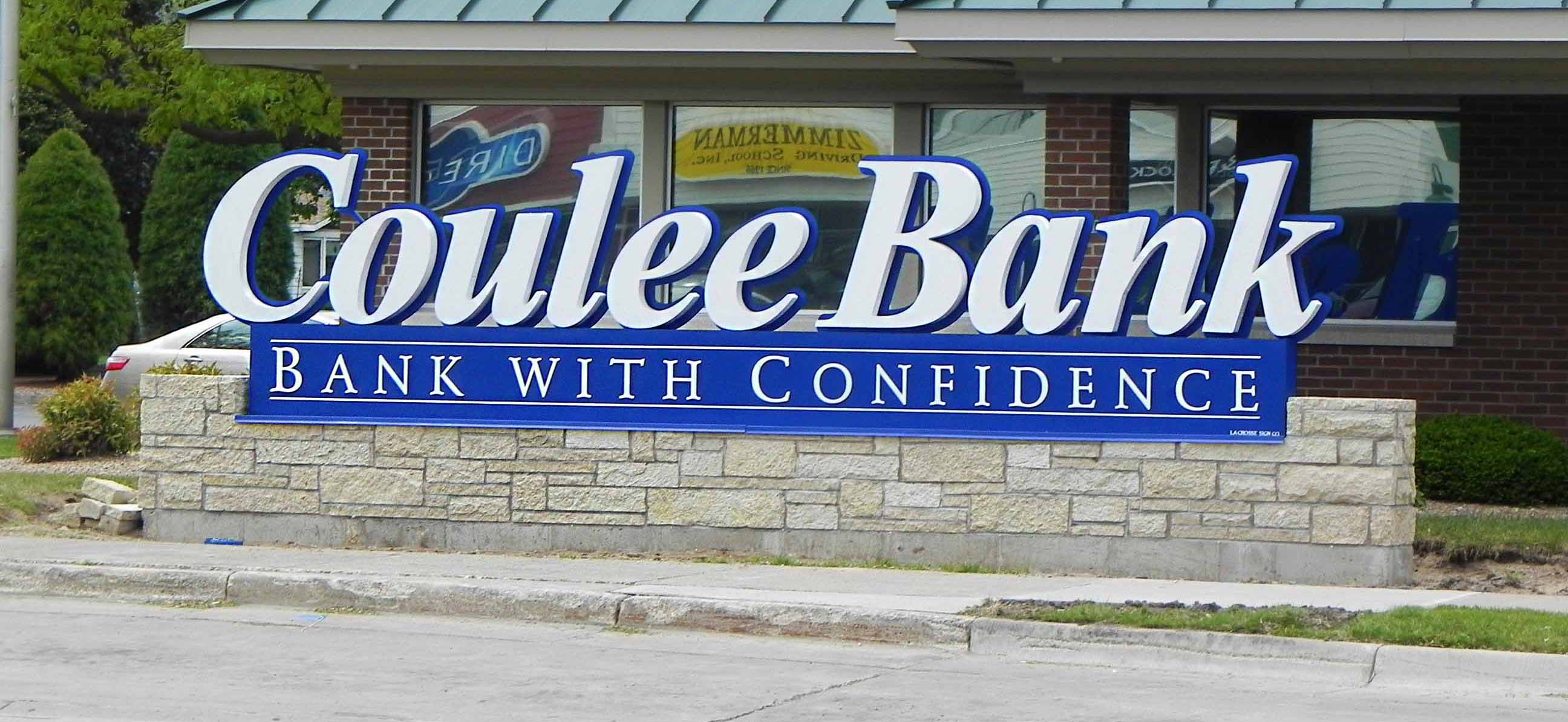 Coulee Bank Sign Project La Crosse Sign Group